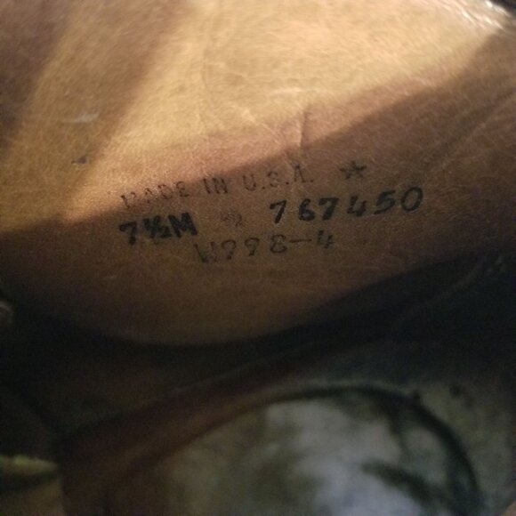 Dexter 7.5M Vintage Brown Leather Work‎ Hiking Gorpcore Mountaineering Boots main image 7